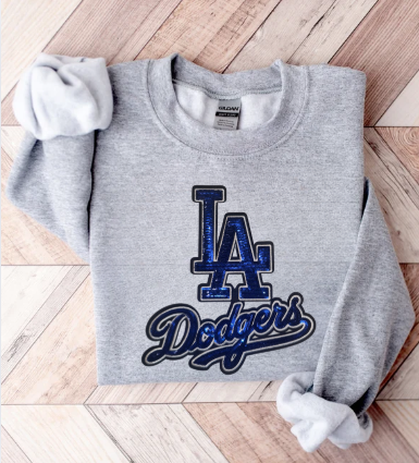Dodgers Sequin Sweatshirt image 1