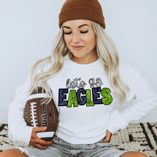 Let's Go Eagles Sweatshirt image 0